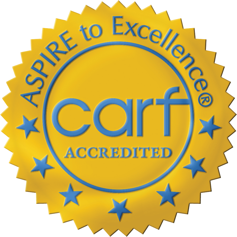 CARF accreditation seal